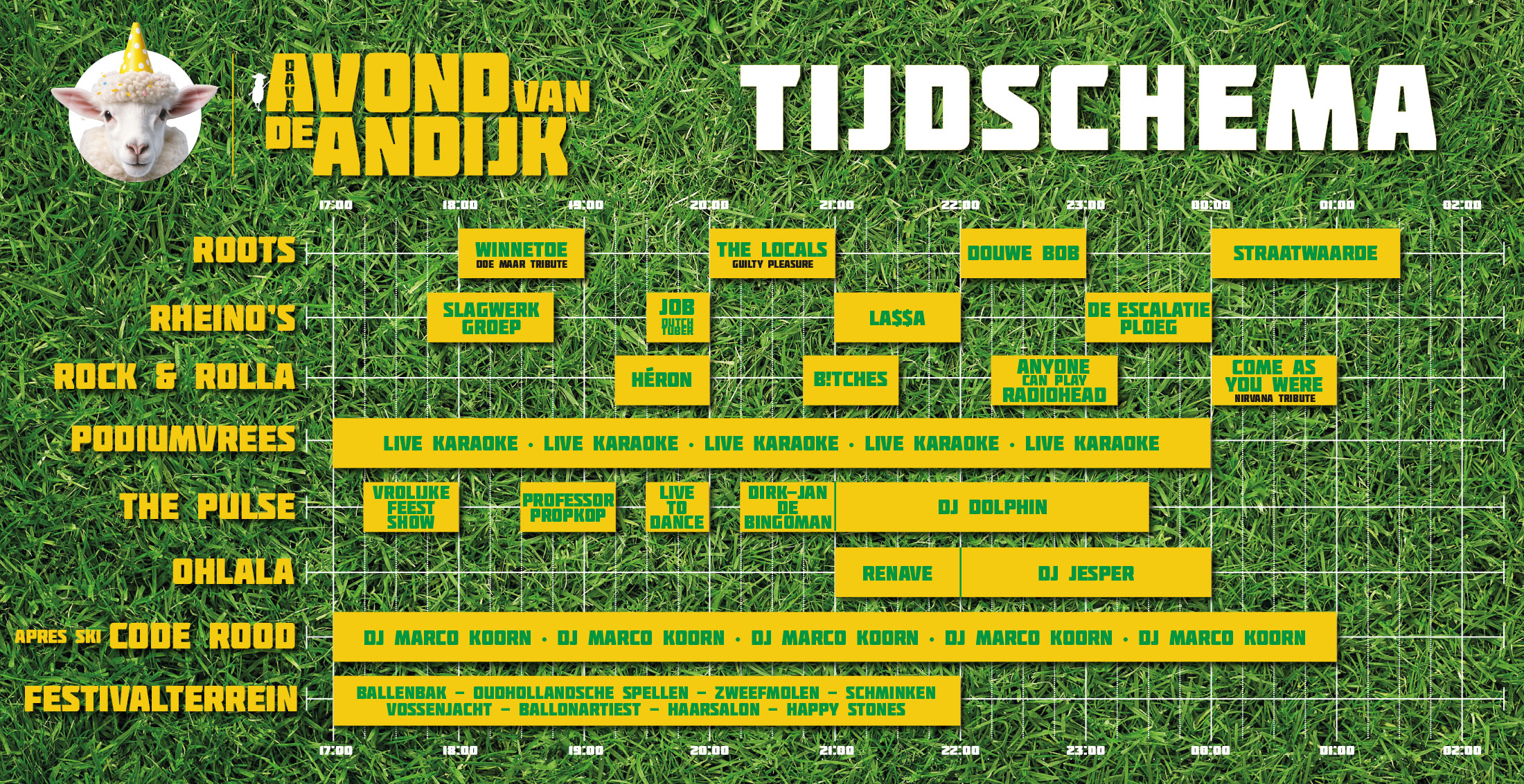 Timetable foto
